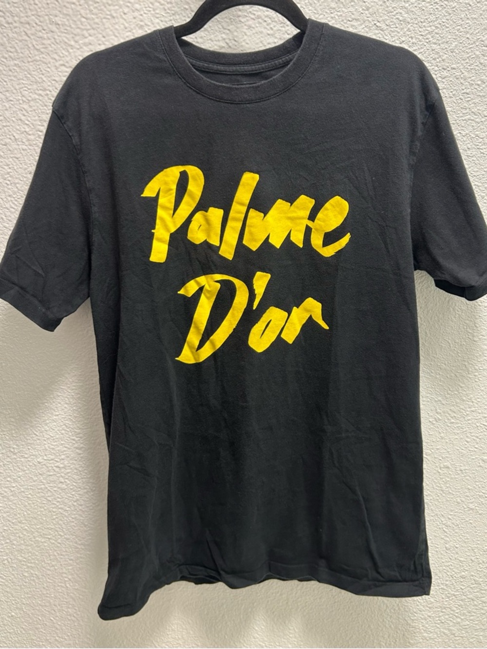 Double Rainbouu Palme D’or Black Graphic  Tee